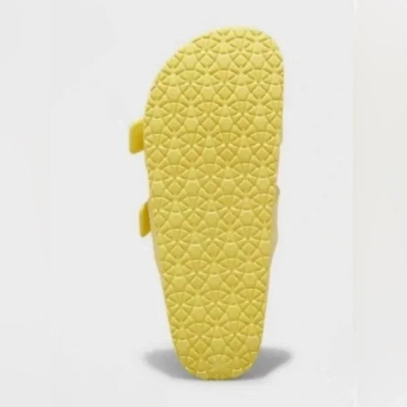 Women's Neida Eva Two Band Slide Sandals - Shade & Shore Yellow - Picture 4 of 4